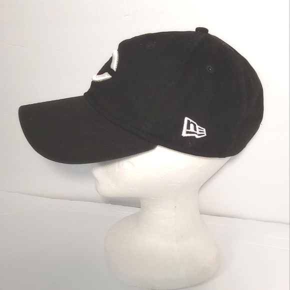 Cincinnati Reds C Logo Black Adjustable Strap Back Unisex MLB Baseball NCAA Hat - Picture 5 of 11